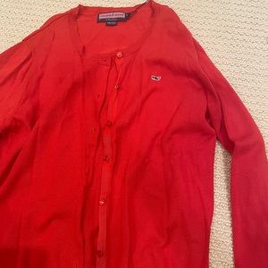Vineyard Vines Cardigan - Red, NWT